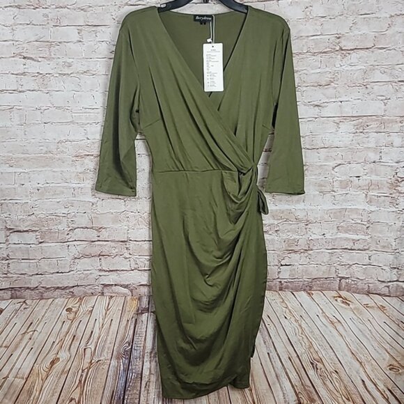 berry dress Dresses & Skirts - R&K berry dress size 14 new nwt dress army green large